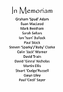 In Memoriam Roll Call (Download as PDF)